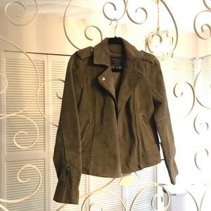 Tan suede jacket
